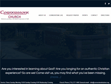 Tablet Screenshot of cornerstonehudson.org